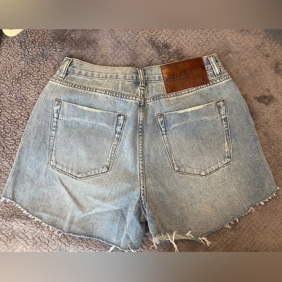 One Teaspoon Cut Off Trucker Shorts - Picture 3 of 3